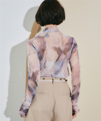 ELLEgirl ハイネック転写総柄シアートップス_subthumb_14