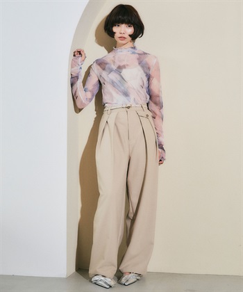 ELLEgirl ハイネック転写総柄シアートップス_subthumb_17