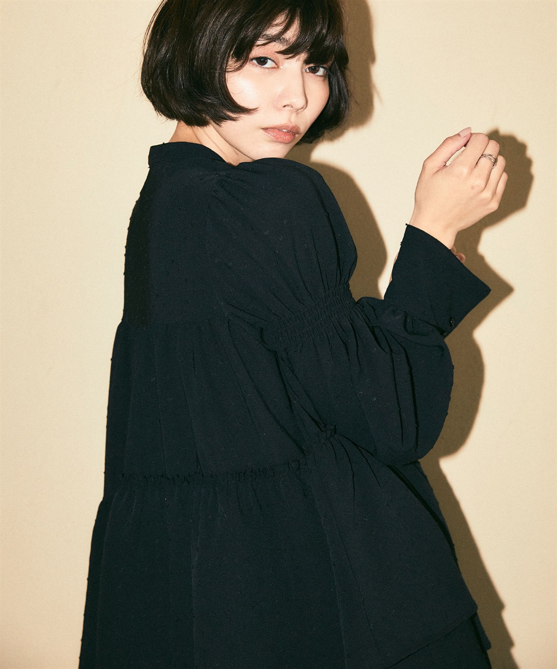 ELLEgirl パフスリーブティアードブラウス_sub_21