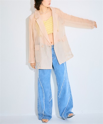 ELLEgirl シアーテーラードジャケット_subthumb_10