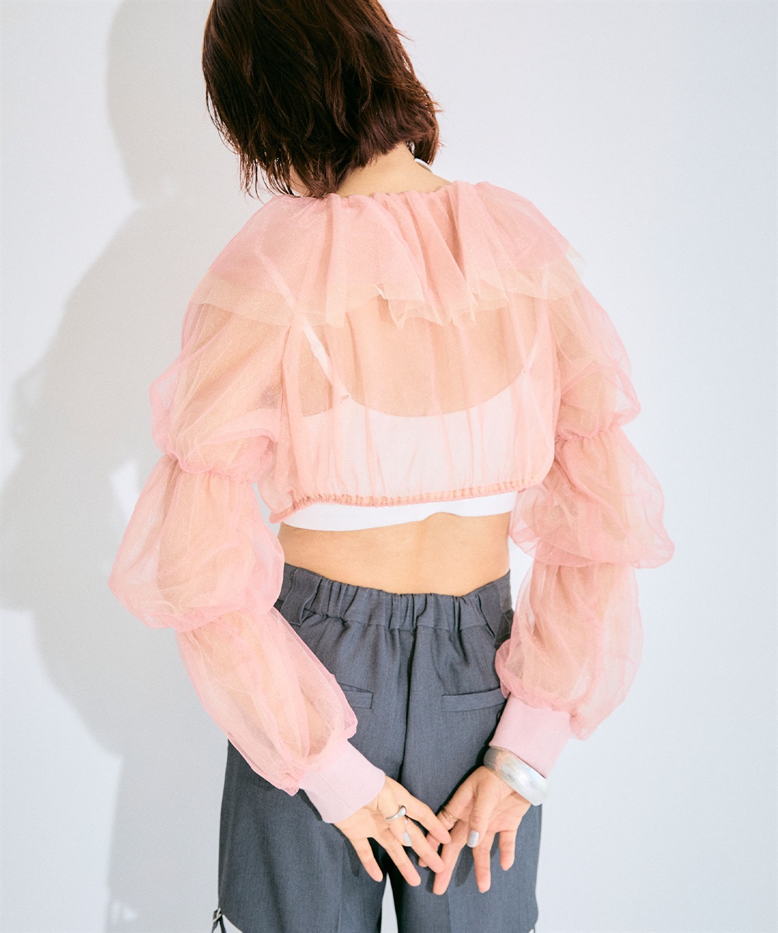 ELLEgirl バルーンスリーブラッフルボレロ_sub_13