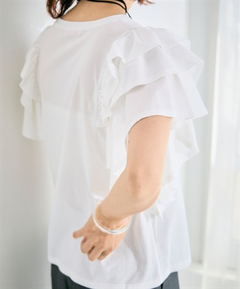 ELLEgirl ボリュームラッフルスリーブTシャツ_subthumb_6