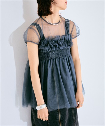 ≪USED≫シアーパフチュニック｜ファッション通販のSTRIPE CLUB