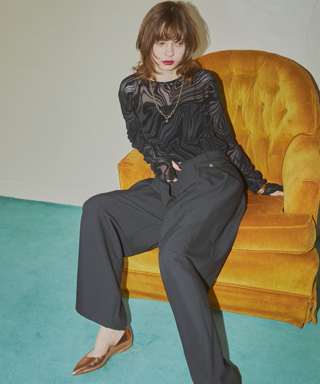 ELLEgirl マーブルシアートップス_sub_2