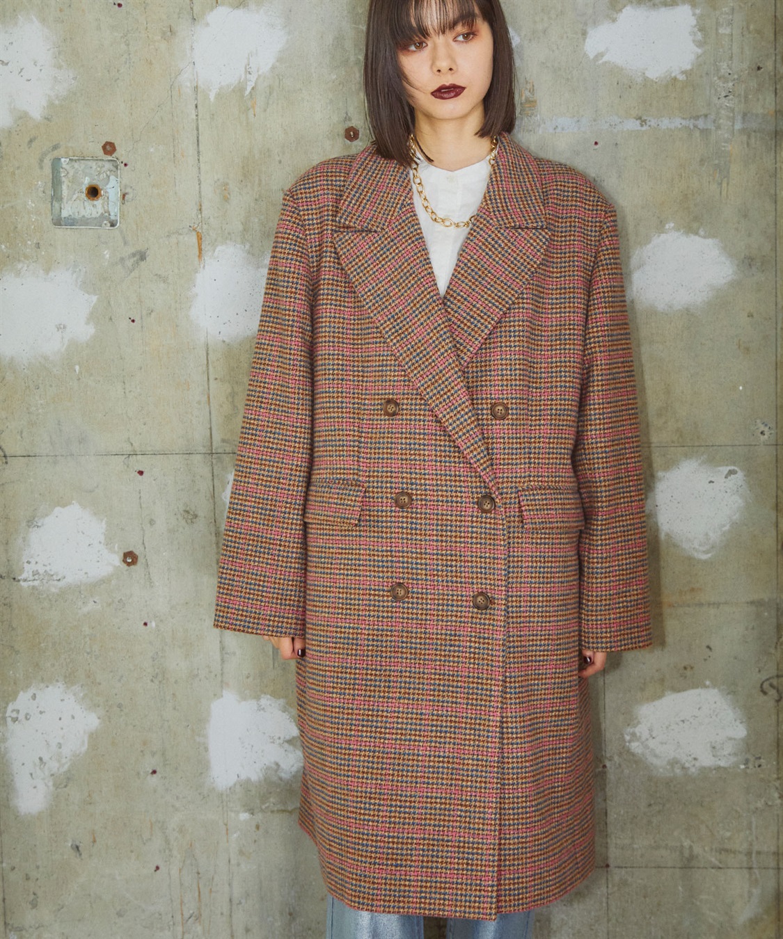 ELLEgirl メンズライクチェスターコート_sub_4