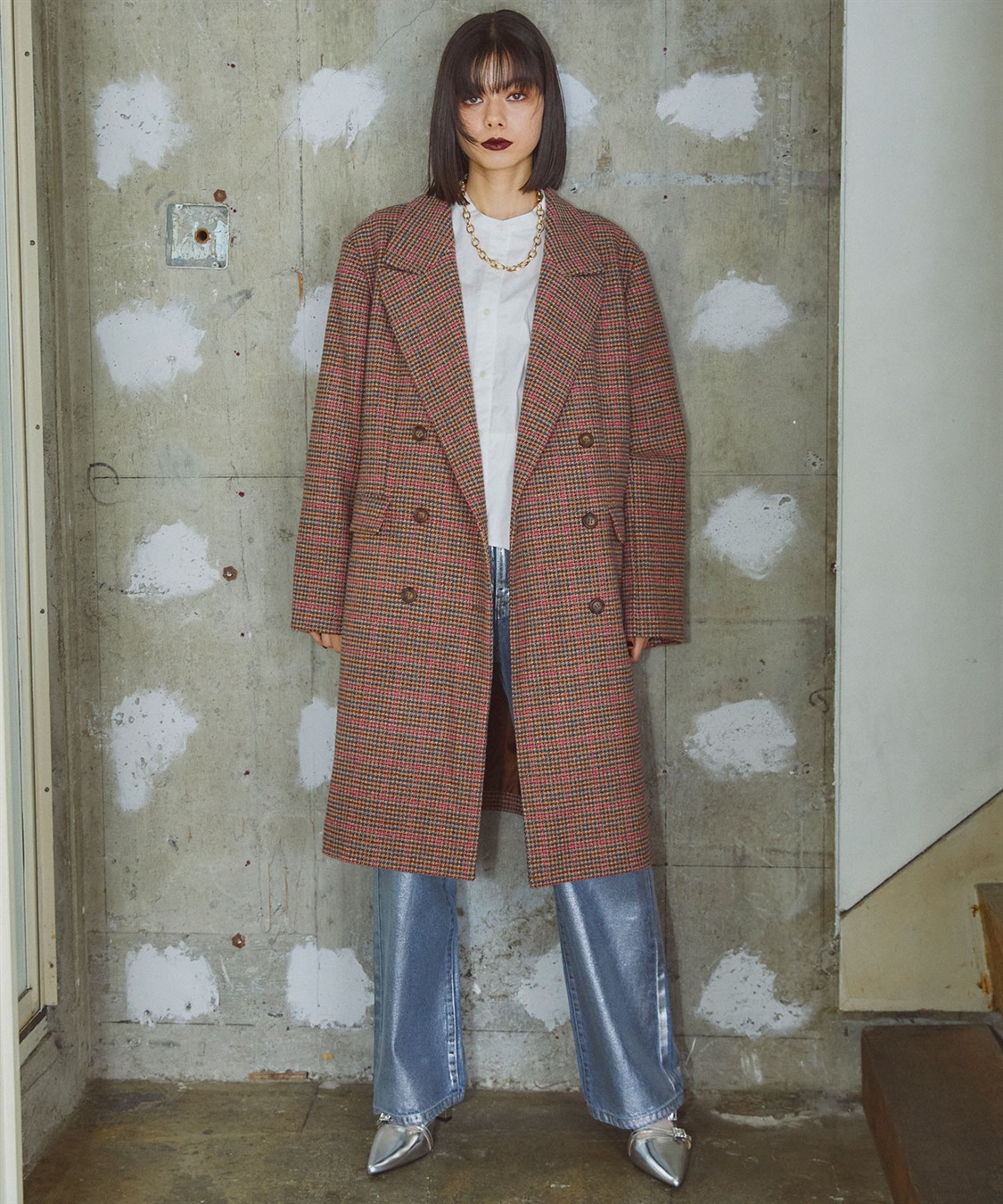 ELLEgirl メンズライクチェスターコート_sub_9