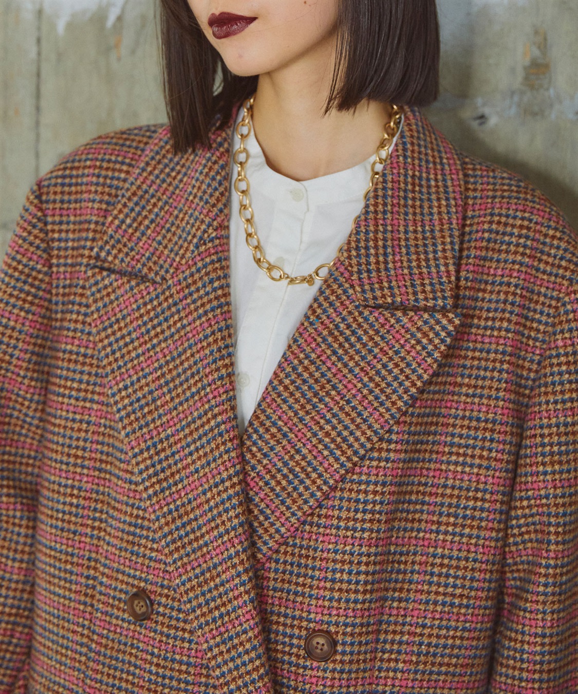 ELLEgirl メンズライクチェスターコート_sub_10