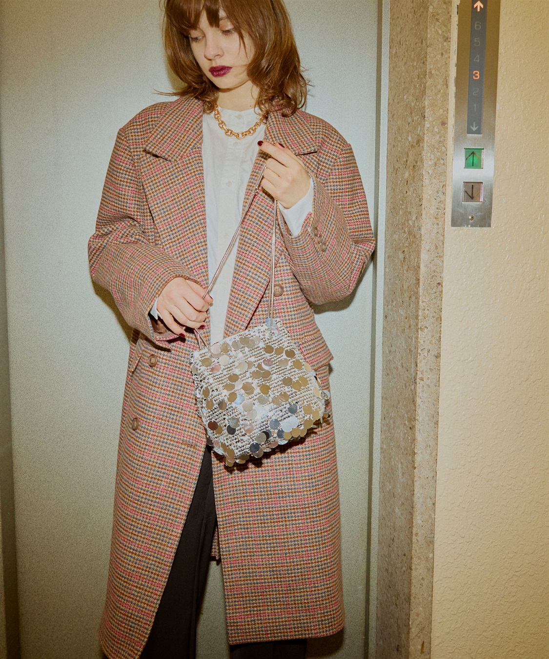 ELLEgirl メンズライクチェスターコート_sub_12