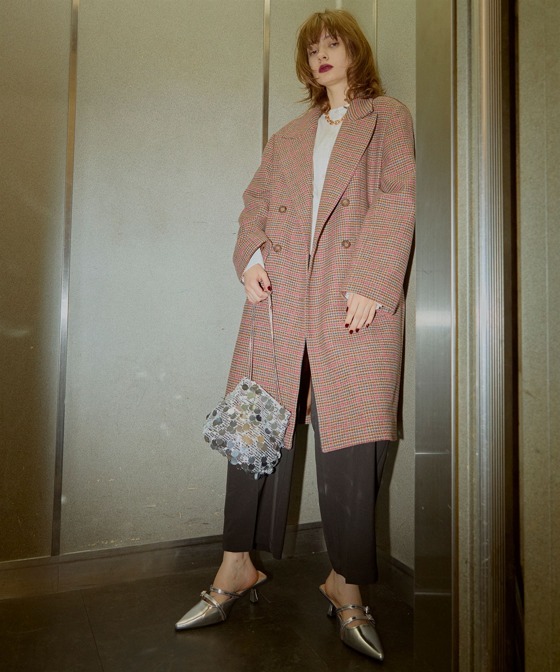 ELLEgirl メンズライクチェスターコート_sub_13