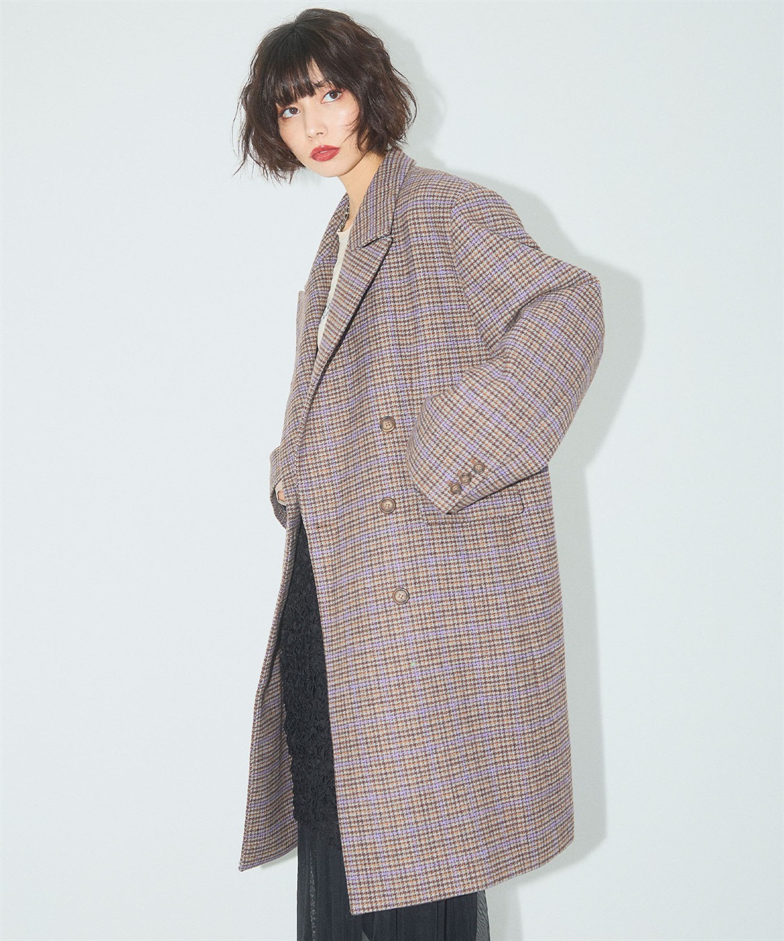 ELLEgirl メンズライクチェスターコート_sub_16