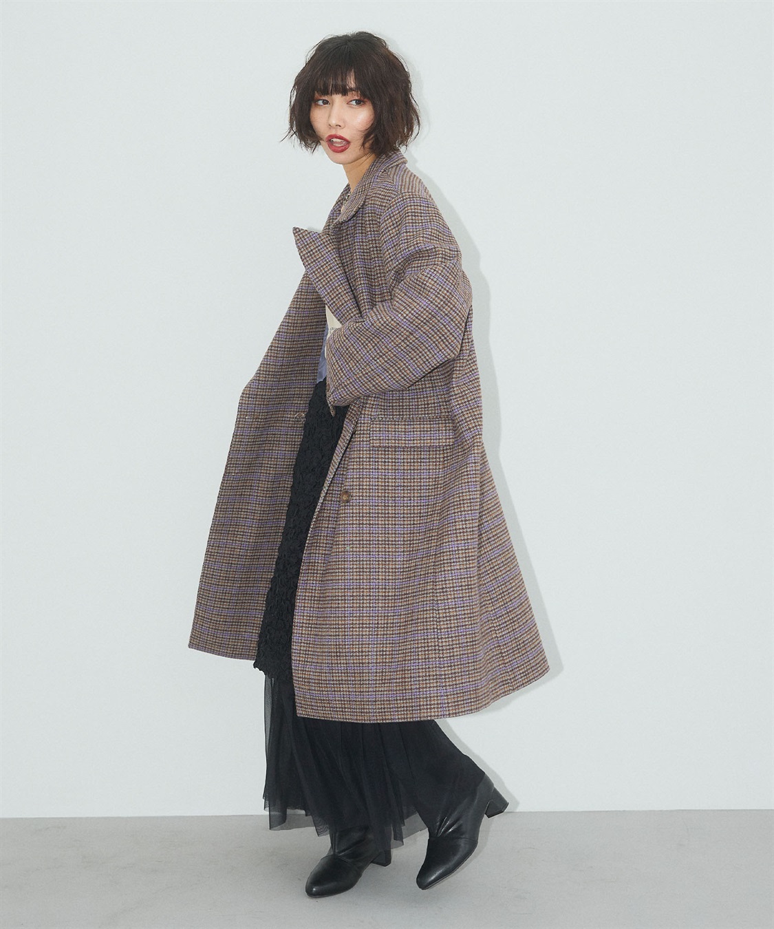 ELLEgirl メンズライクチェスターコート_sub_19