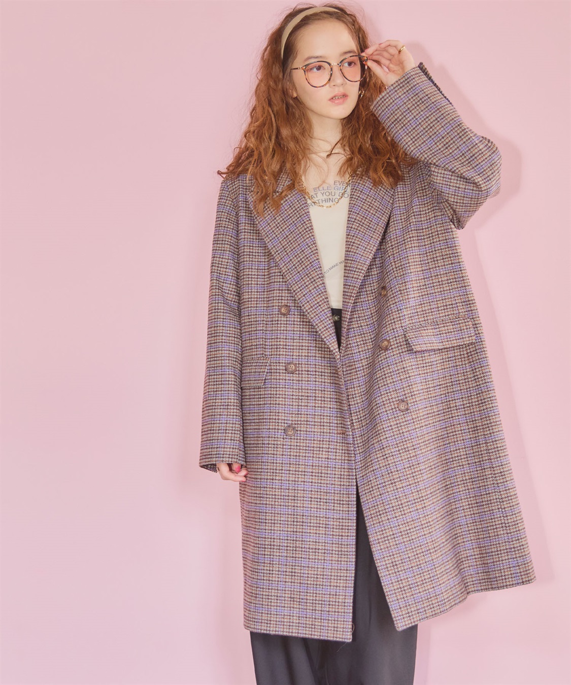 ELLEgirl メンズライクチェスターコート_sub_21