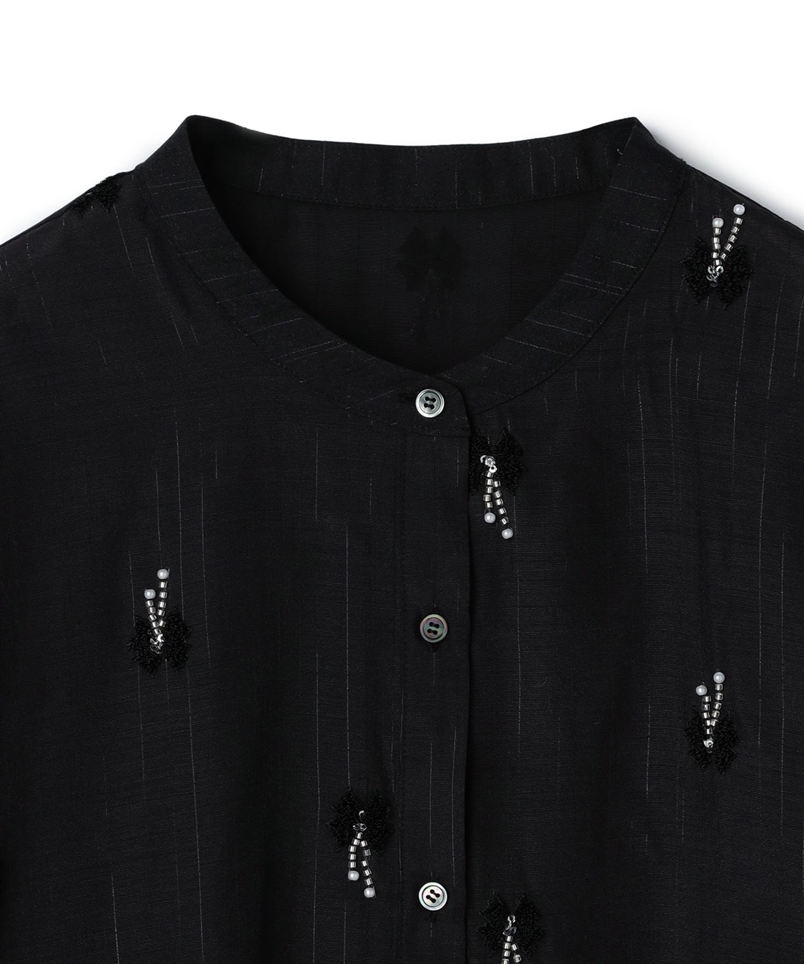 ELLEgirl リボン刺繍シアーシャツ_sub_25