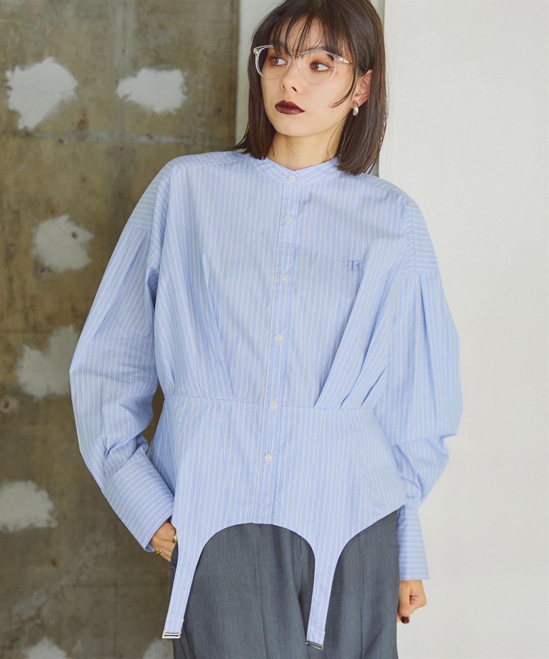 ELLEgirl ガーターデザインシャツ_sub_3