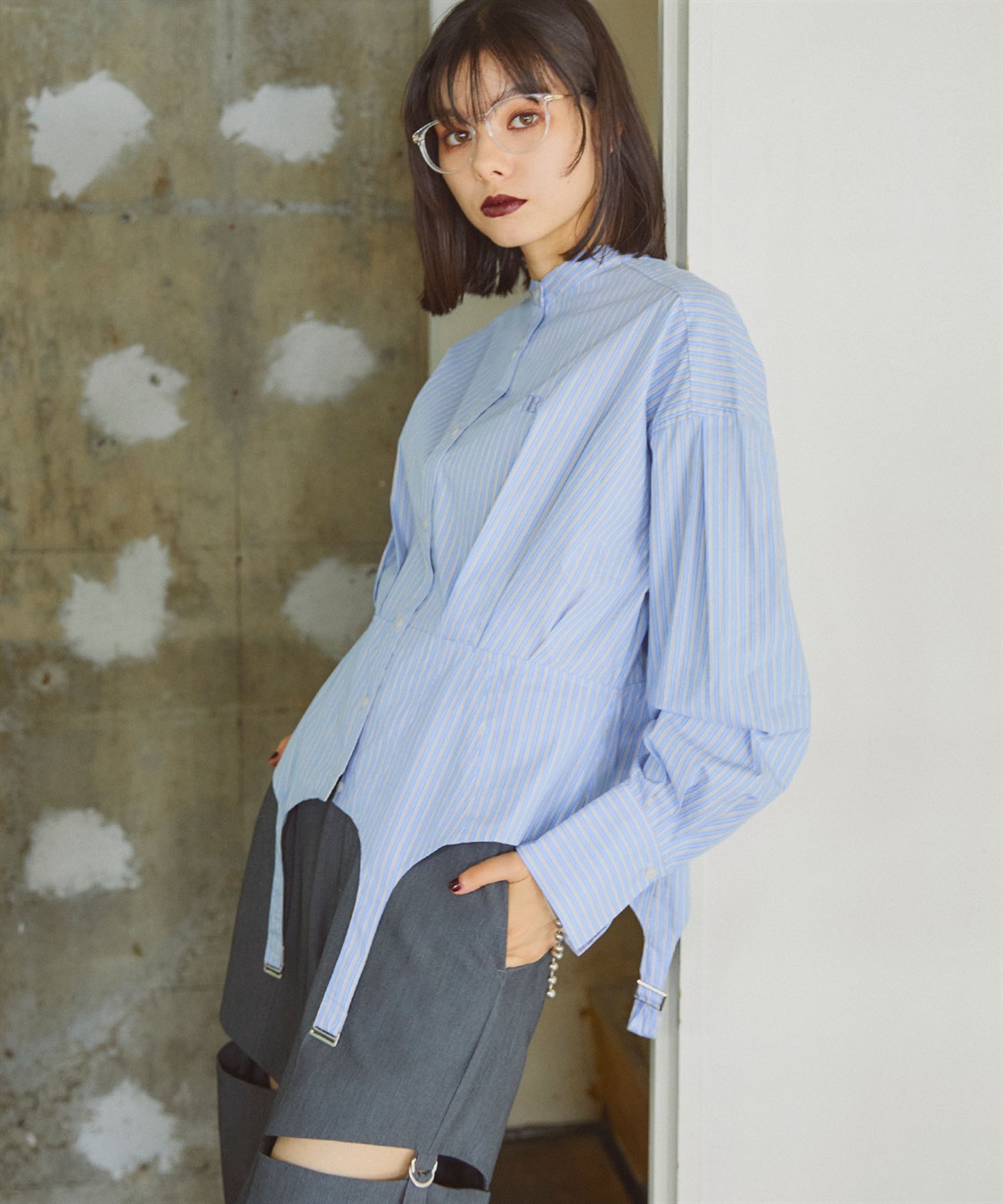 ELLEgirl ガーターデザインシャツ_sub_4