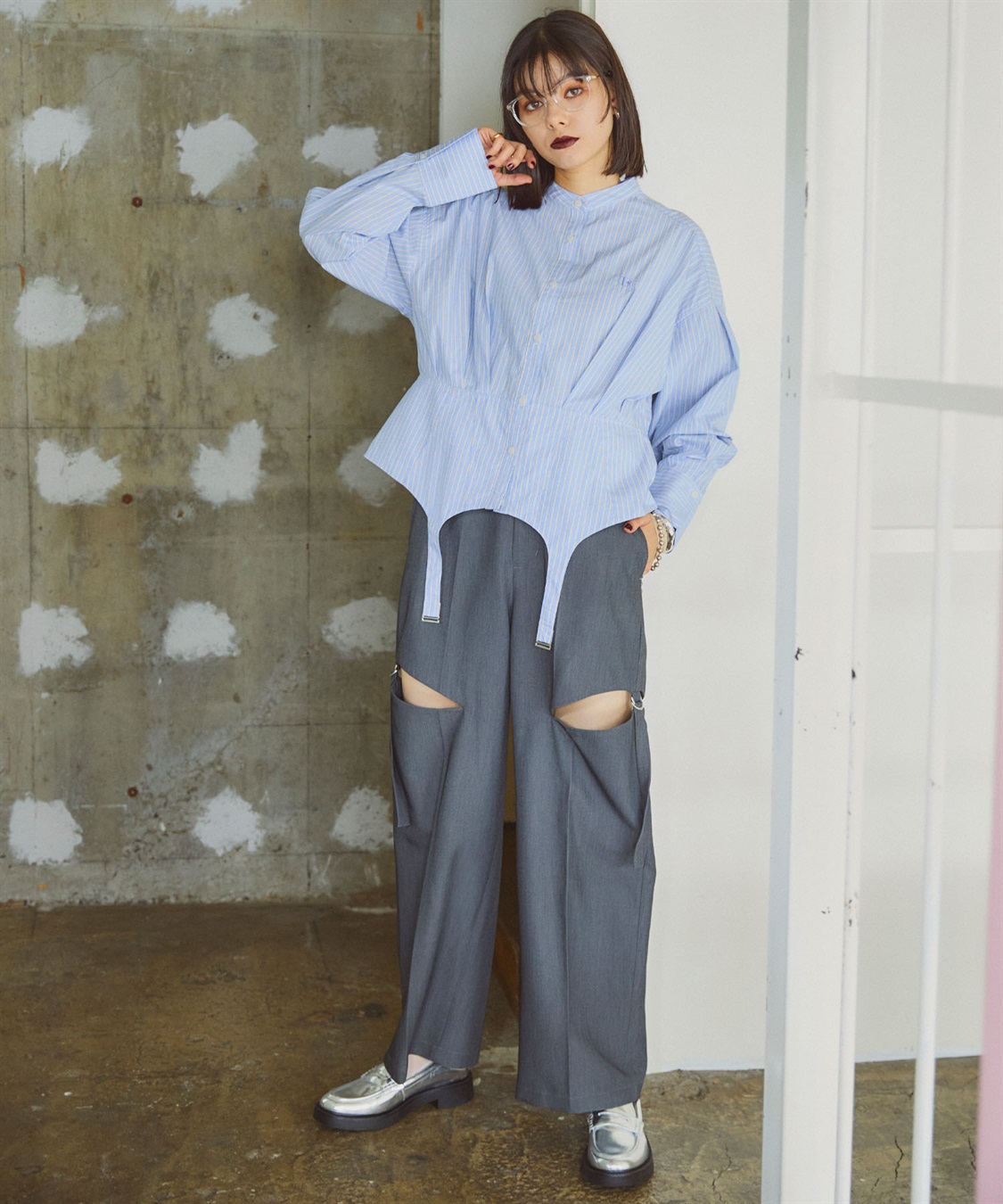 ELLEgirl ガーターデザインシャツ_sub_8