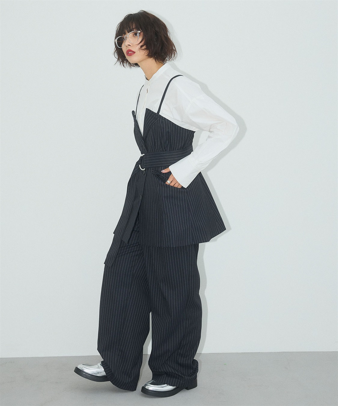 ELLEgirl マーベルトデザインワイドパンツ_sub_5