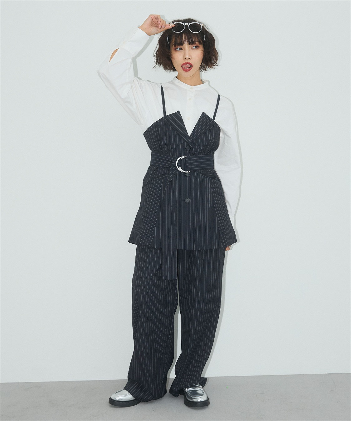 ELLEgirl マーベルトデザインワイドパンツ_sub_6