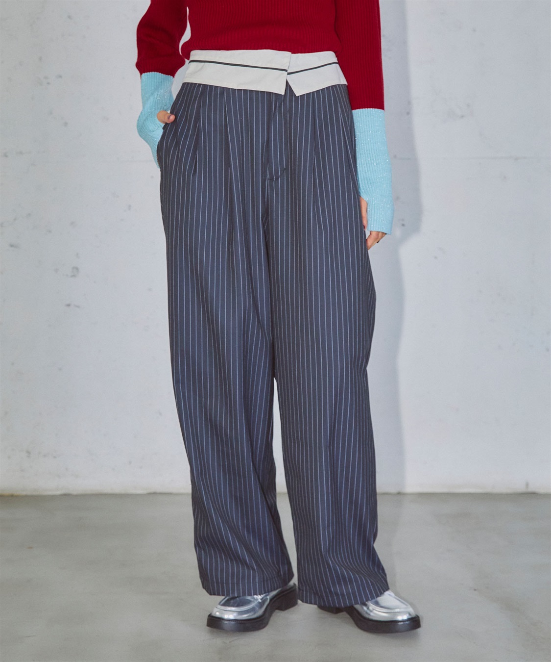 ELLEgirl マーベルトデザインワイドパンツ_sub_8