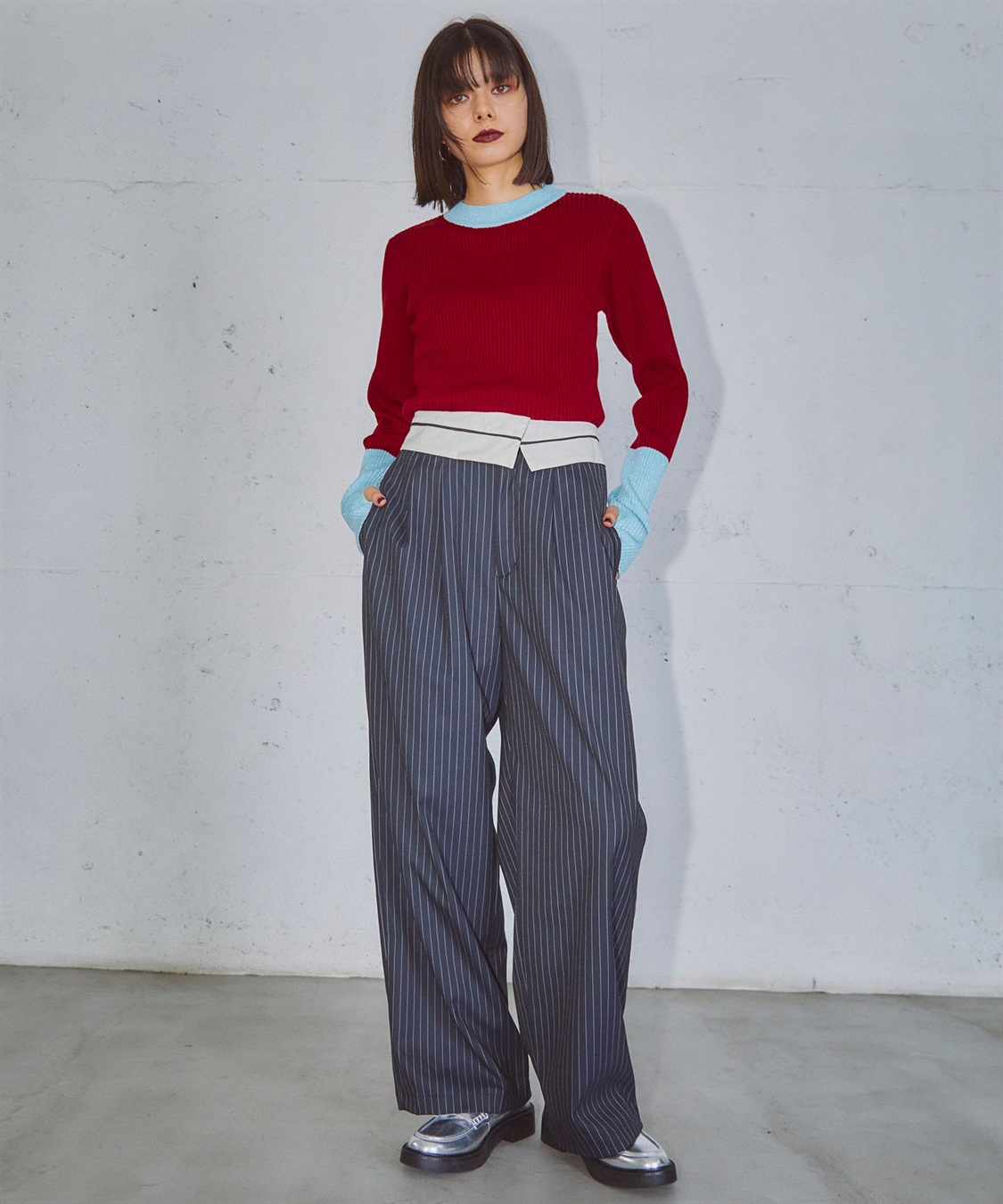 ELLEgirl マーベルトデザインワイドパンツ_sub_12