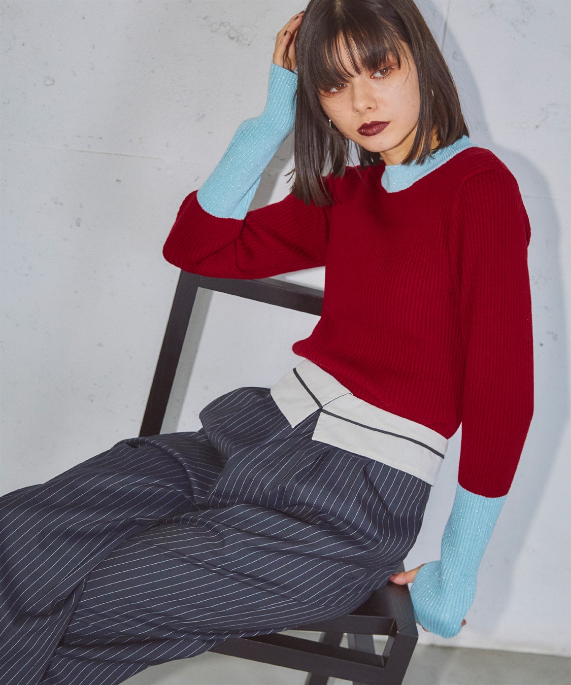 ELLEgirl マーベルトデザインワイドパンツ_sub_14