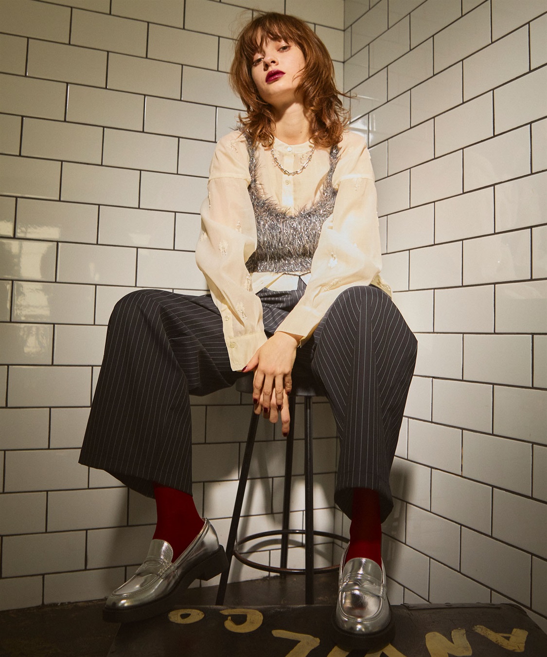 ELLEgirl マーベルトデザインワイドパンツ_sub_18