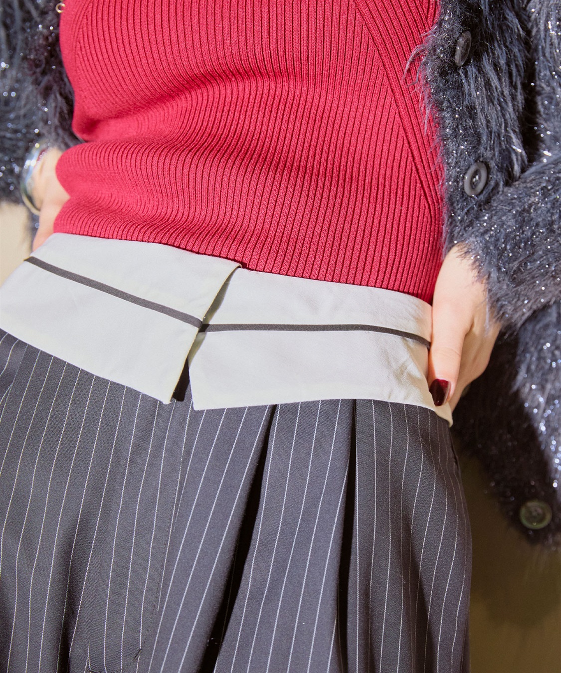 ELLEgirl マーベルトデザインワイドパンツ_sub_20