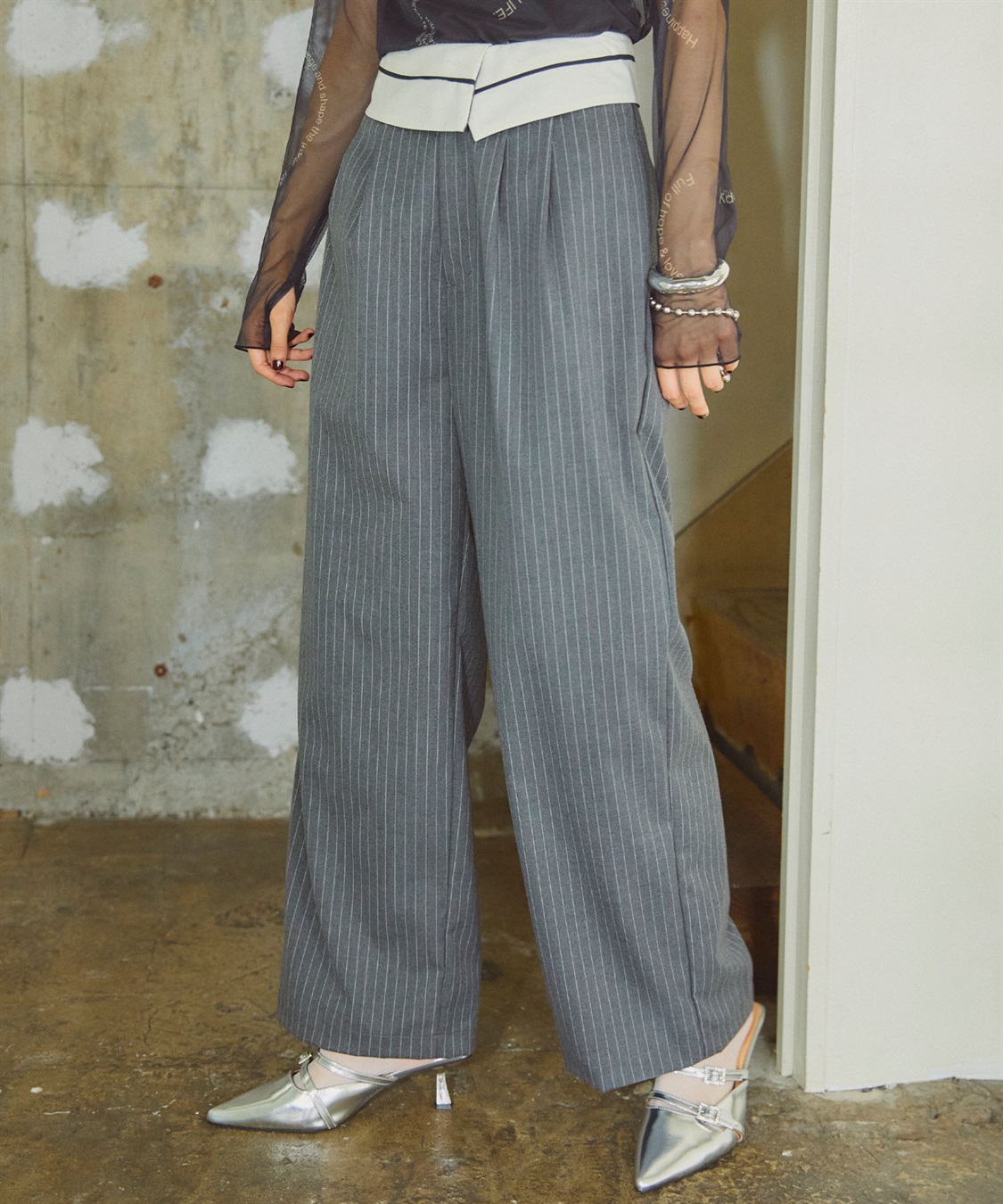 ELLEgirl マーベルトデザインワイドパンツ_sub_21