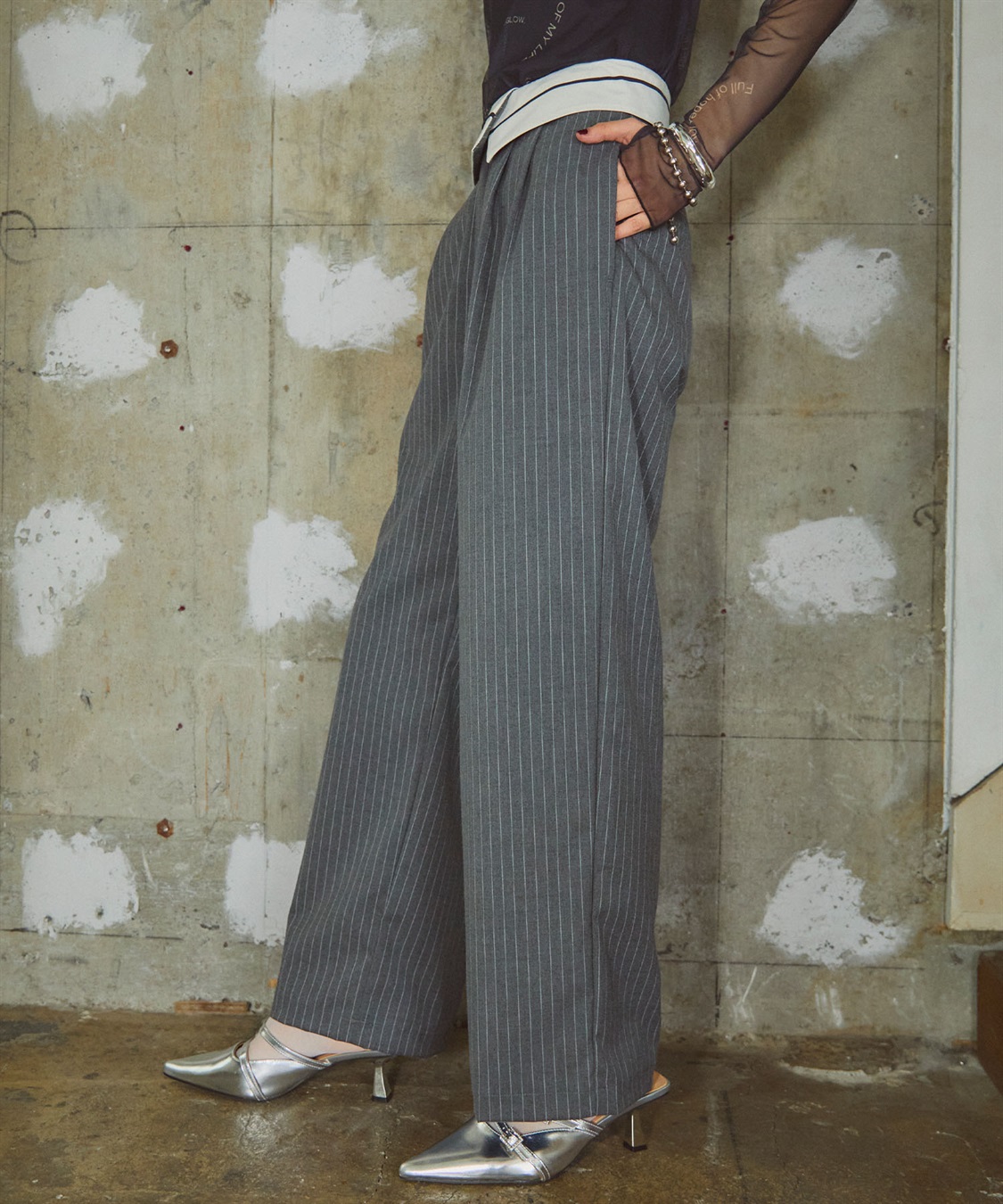 ELLEgirl マーベルトデザインワイドパンツ_sub_23