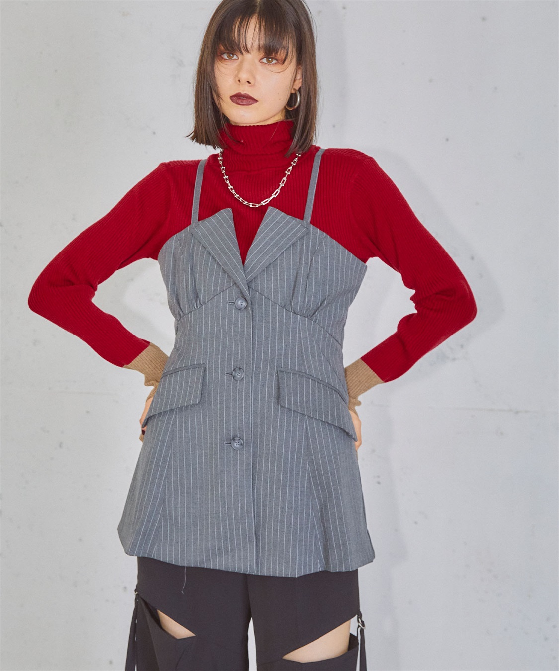 ELLEgirl テーラードビスチェ_sub_22