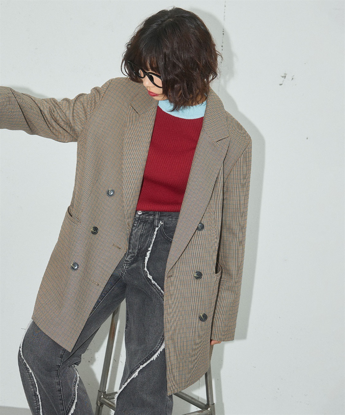 ELLEgirl メンズライクテーラードジャケット_sub_15