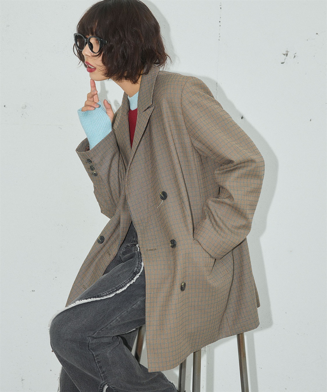 ELLEgirl メンズライクテーラードジャケット_sub_16