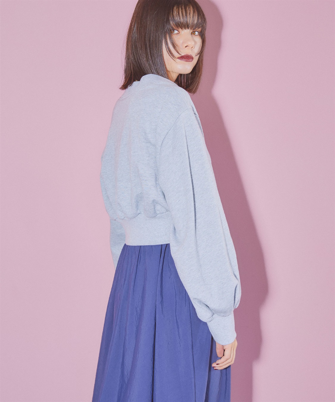 裏毛ビスチェブルゾン ELLEgirl｜クロスプラス公式通販サイト