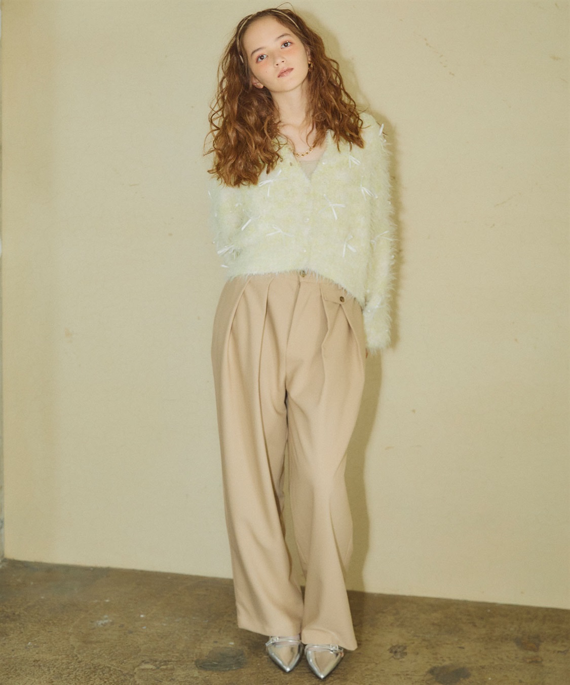 ELLEgirl リボンフェザーニットカーディガン_sub_27