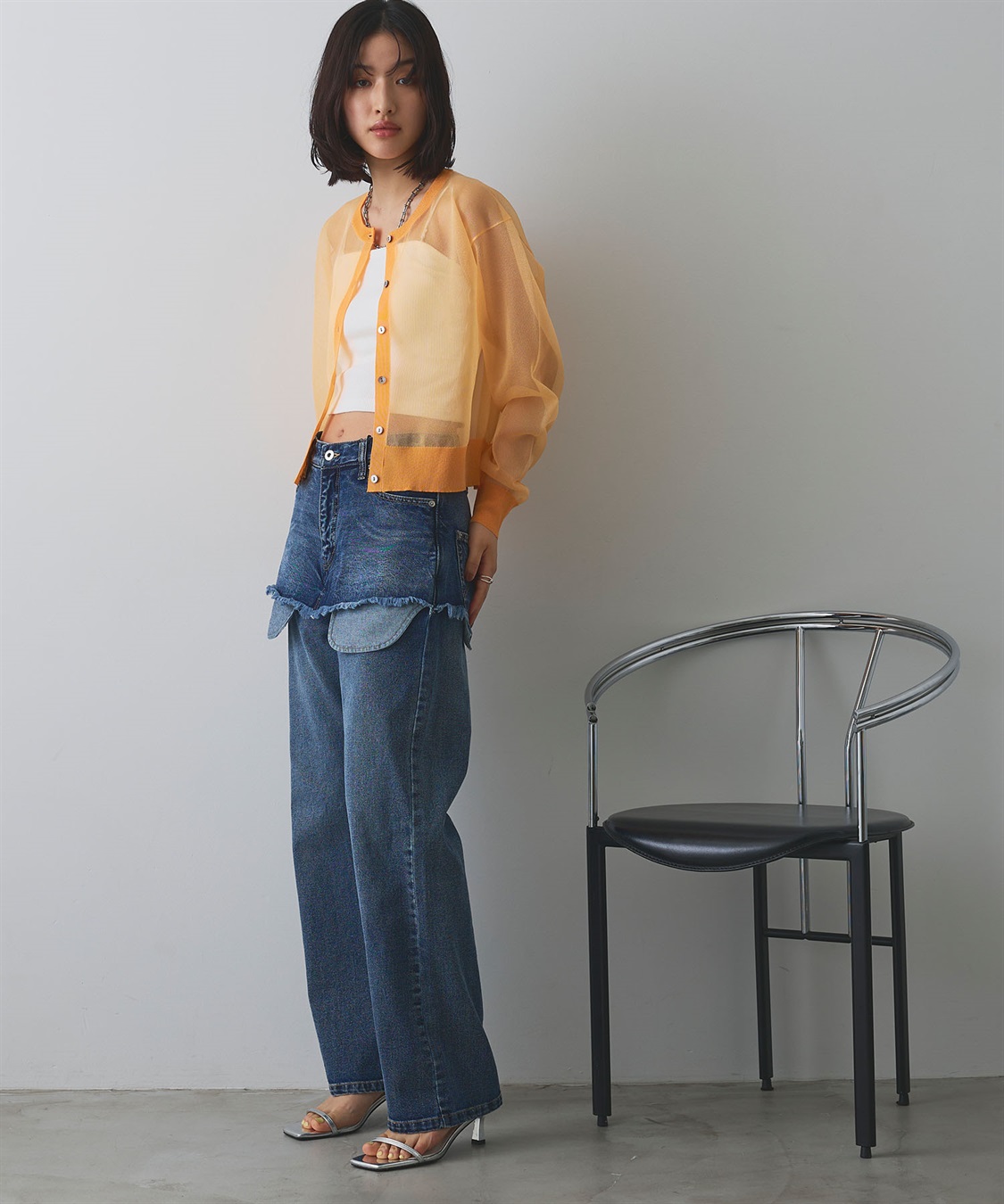 ELLEgirl シアーニットカーディガン_sub_17