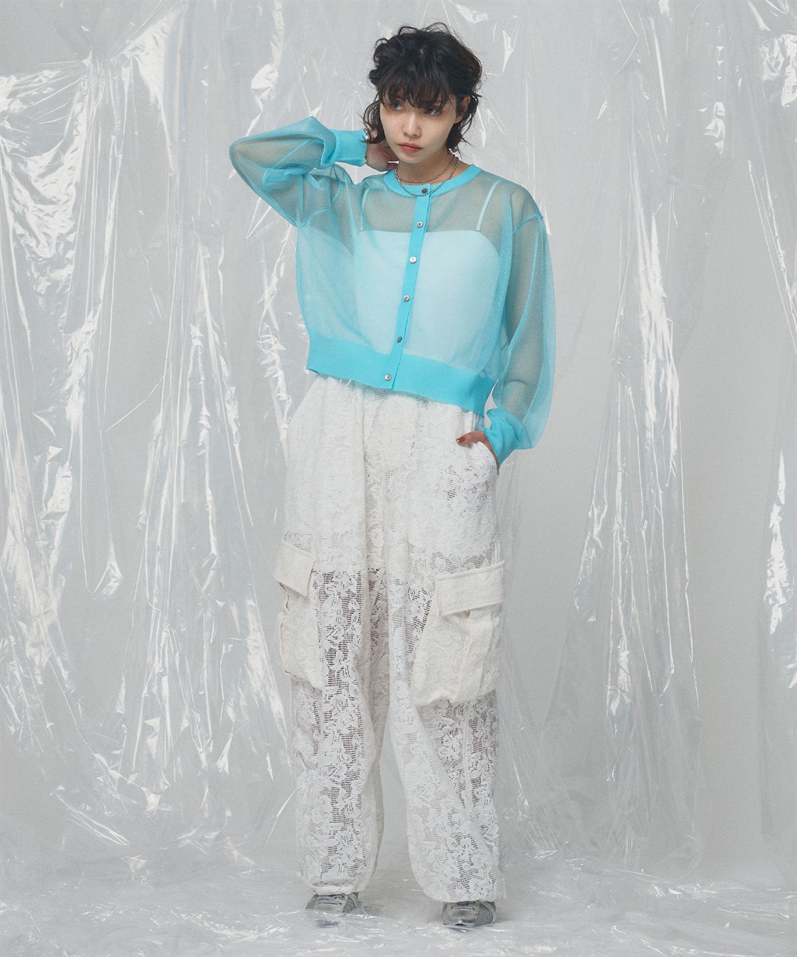 ELLEgirl シアーニットカーディガン_sub_27