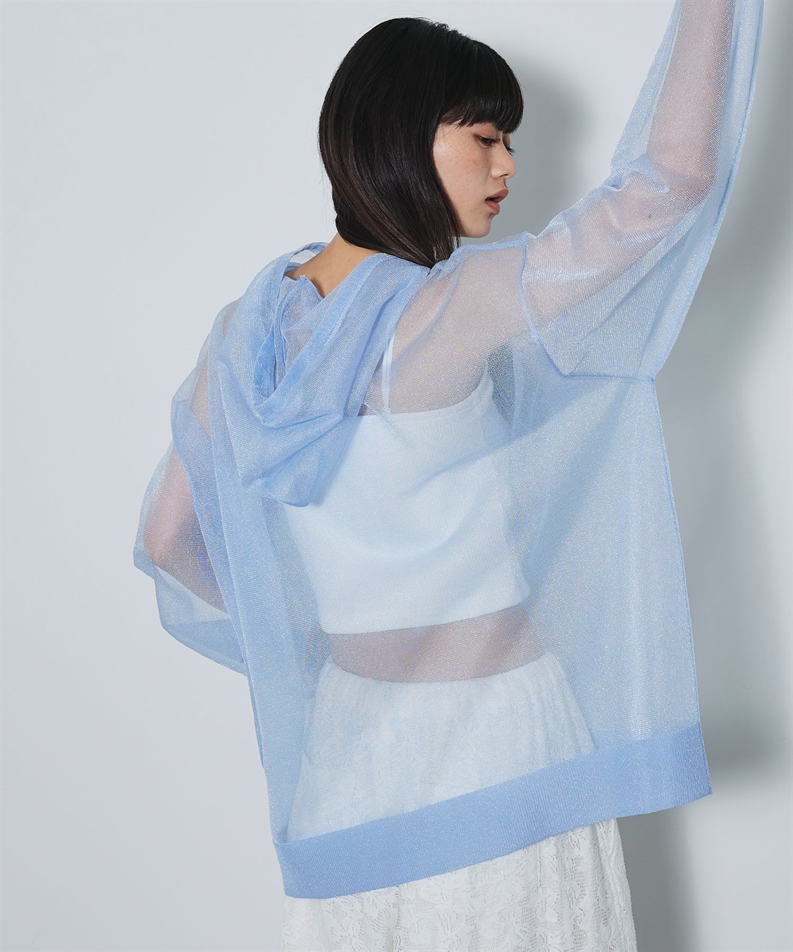 ELLEgirl シアーニットフード付プルオーバー_sub_10