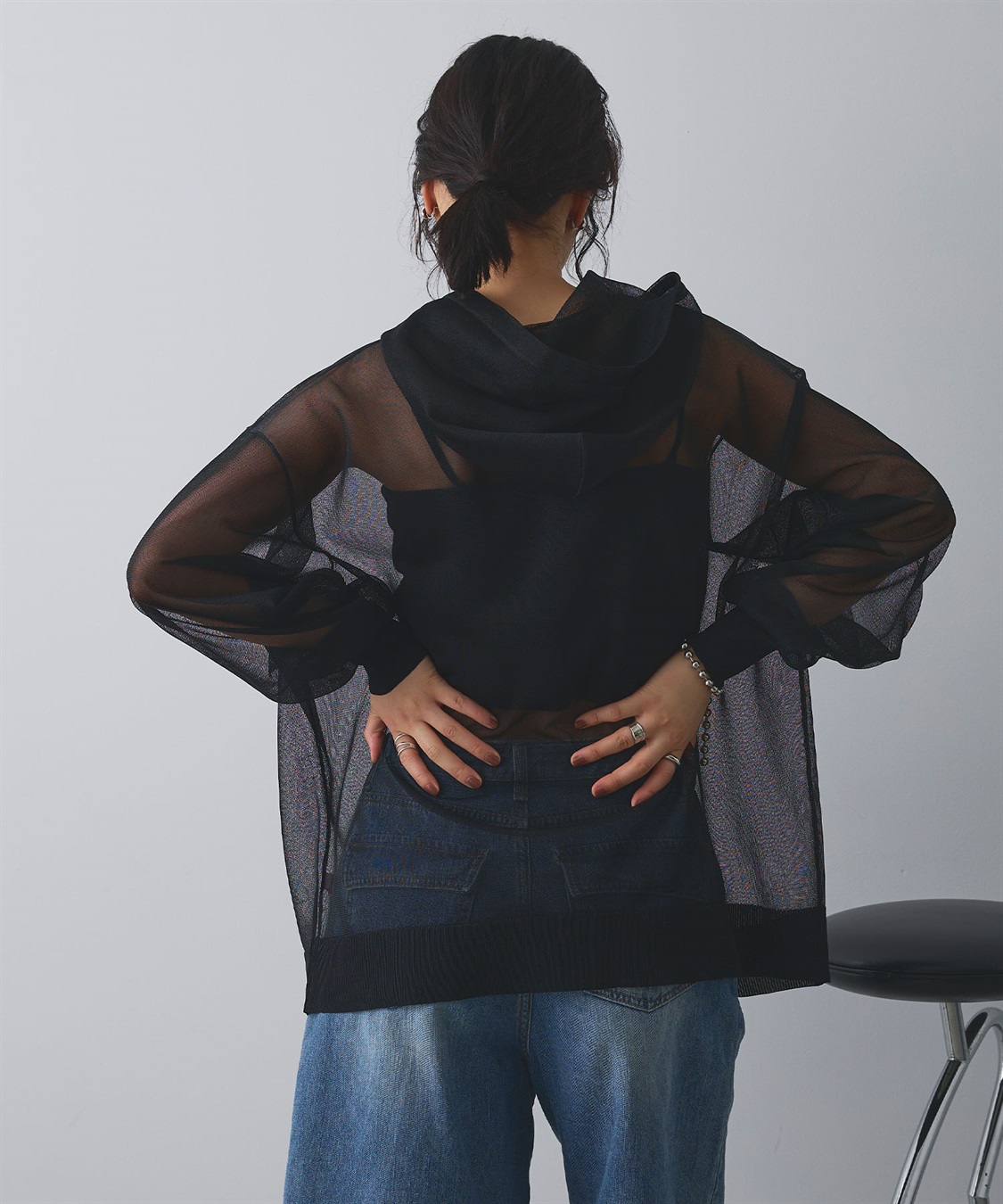 ELLEgirl シアーニットフード付プルオーバー_sub_16