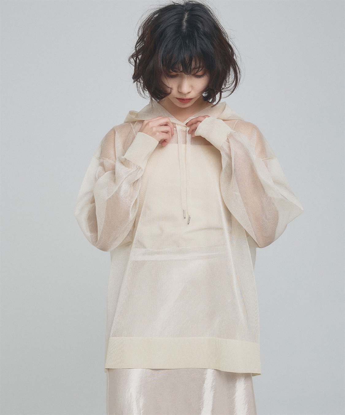 ELLEgirl シアーニットフード付プルオーバー_sub_23