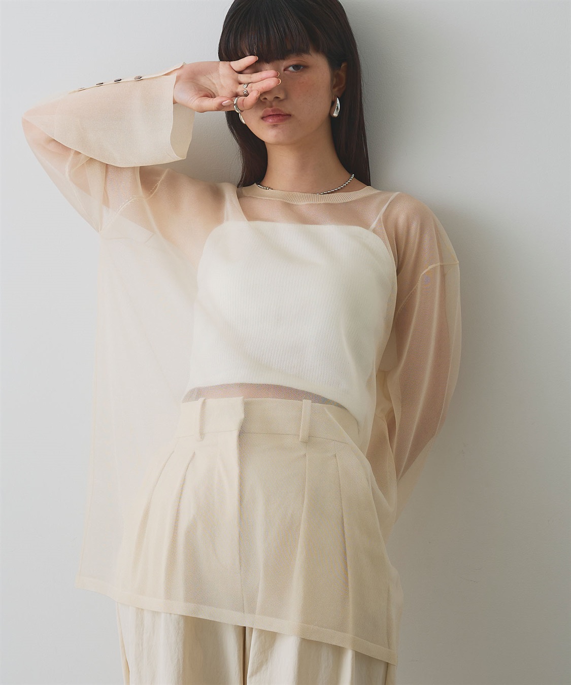 ELLEgirl シアーニットチュニック_sub_11