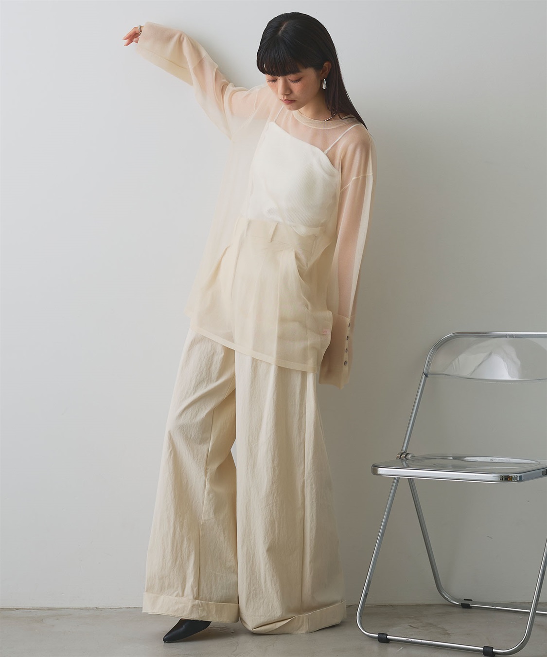 ELLEgirl シアーニットチュニック_sub_16