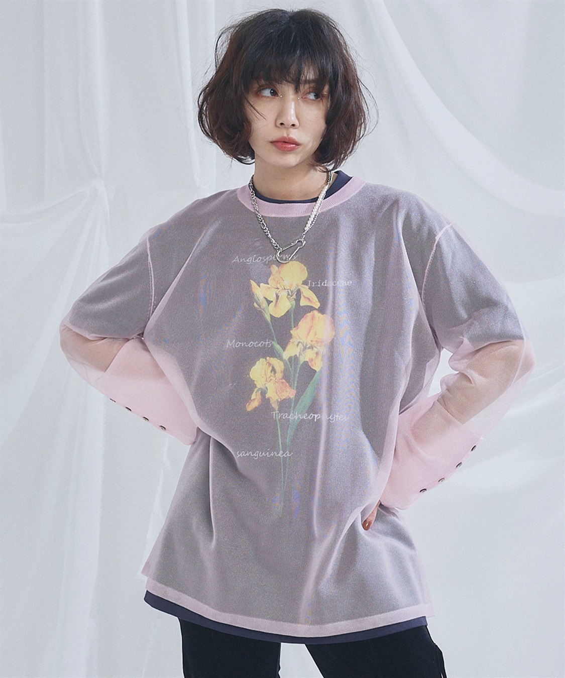 ELLEgirl シアーニットチュニック_sub_17