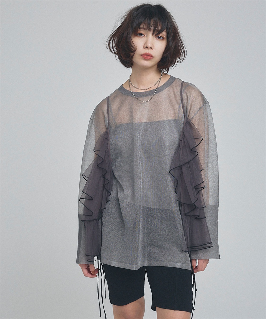 ELLEgirl シアーニットチュニック_sub_25