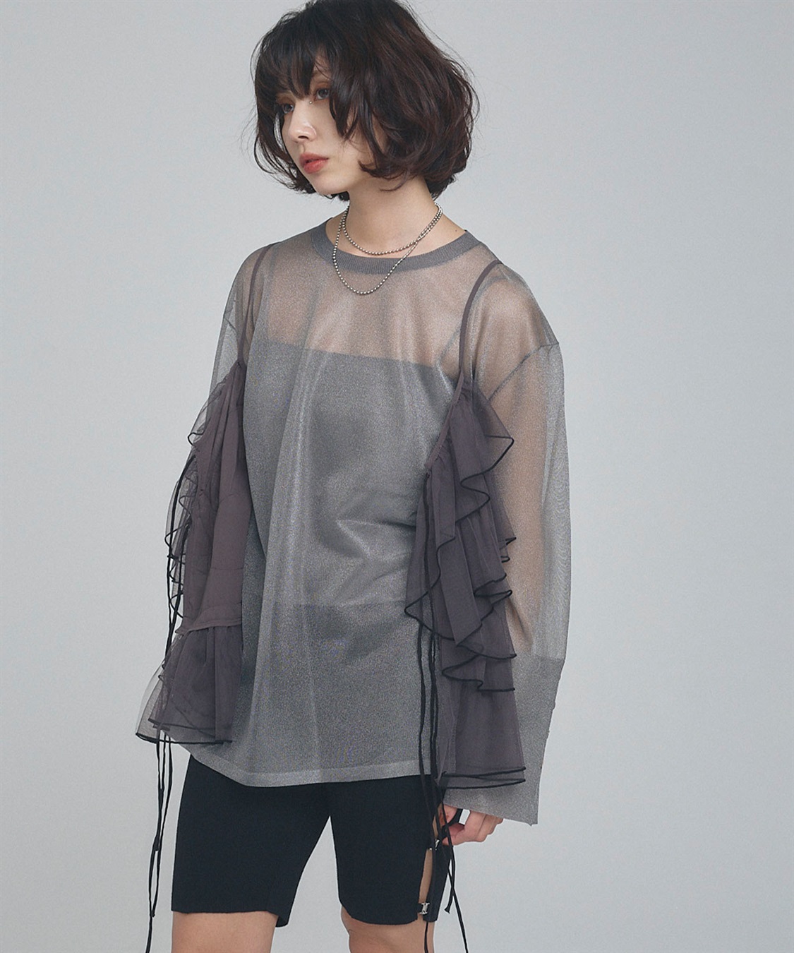 ELLEgirl シアーニットチュニック_sub_26