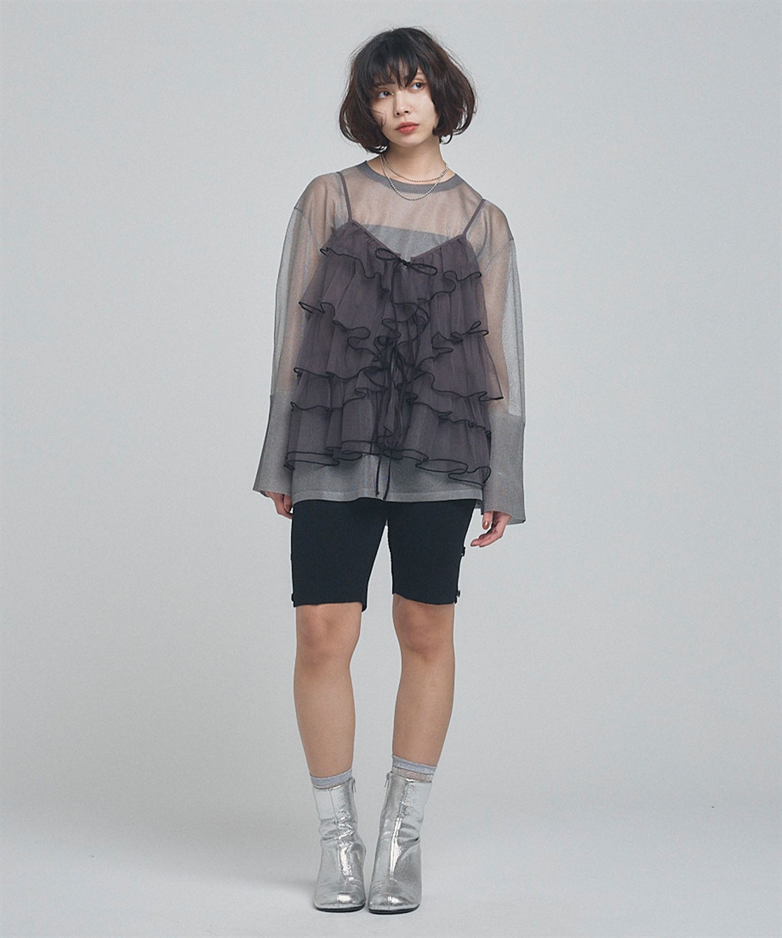 ELLEgirl シアーニットチュニック_sub_28