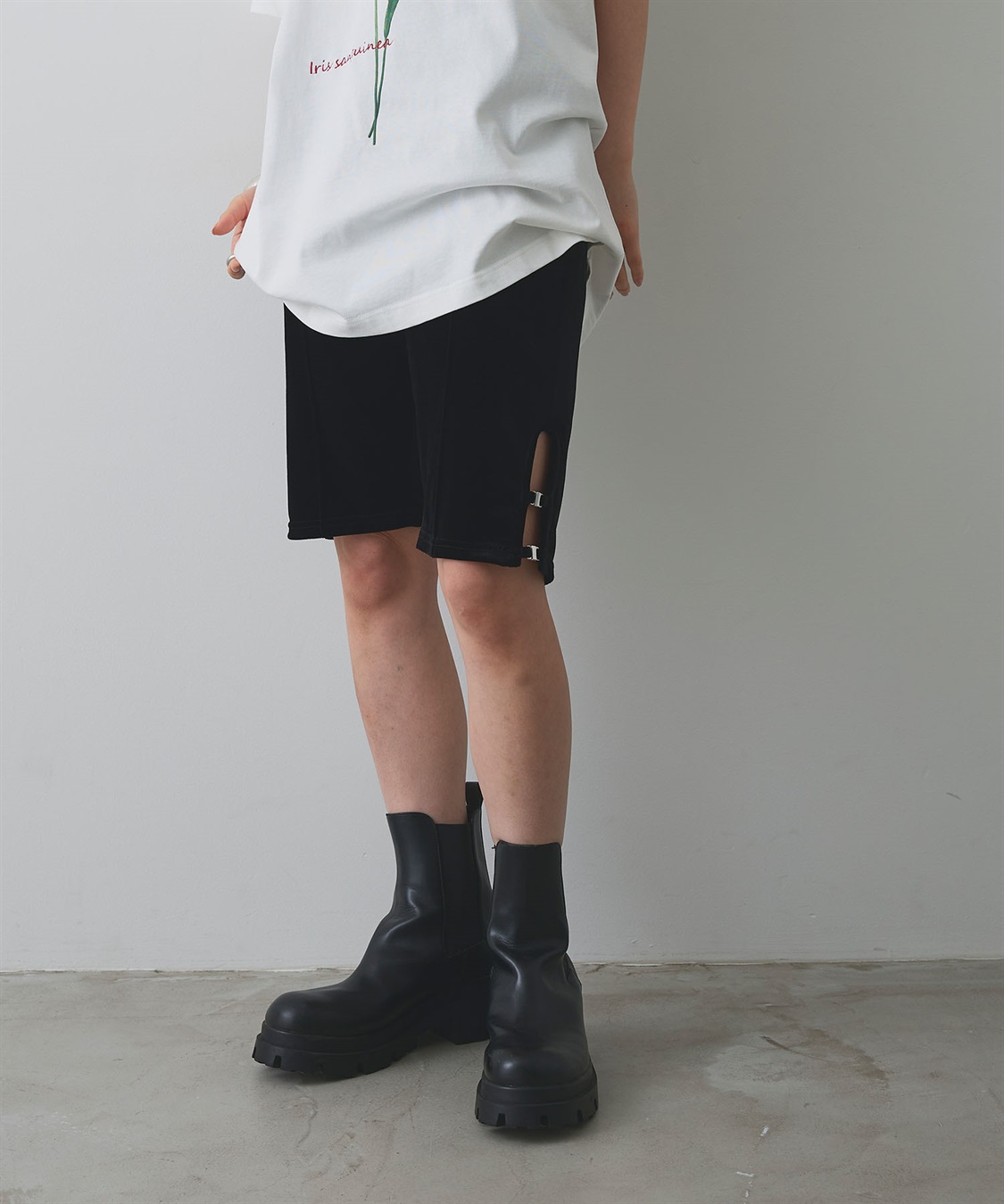 ELLEgirl ベロアハーフレギンス_sub_22