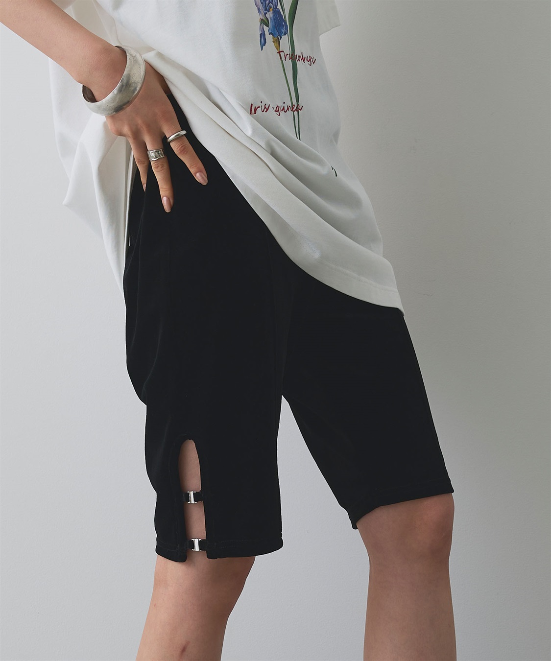 ELLEgirl ベロアハーフレギンス_sub_25