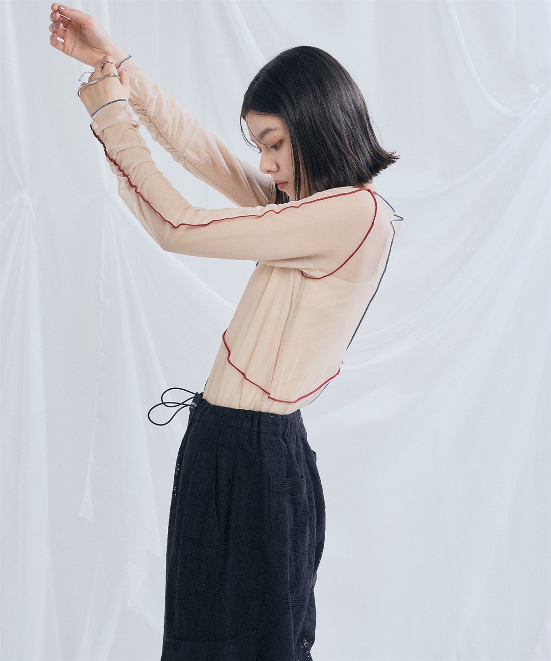 ELLEgirl 配色メローデザインシアートップス_sub_17