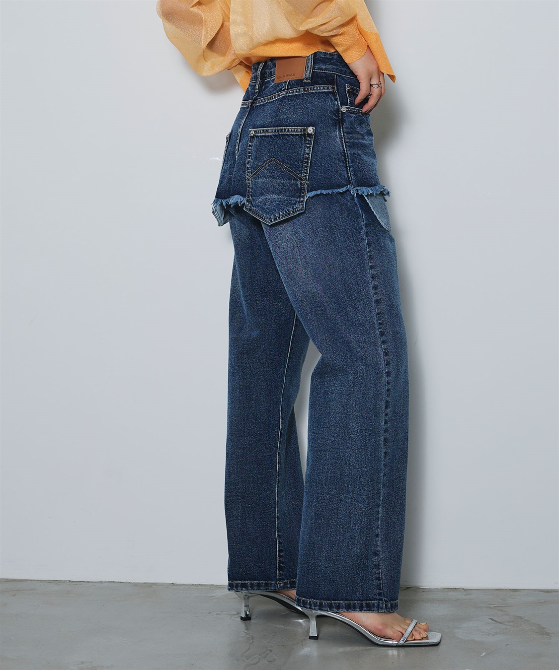 ELLEgirl アウトポケットレイヤードデニム_sub_16