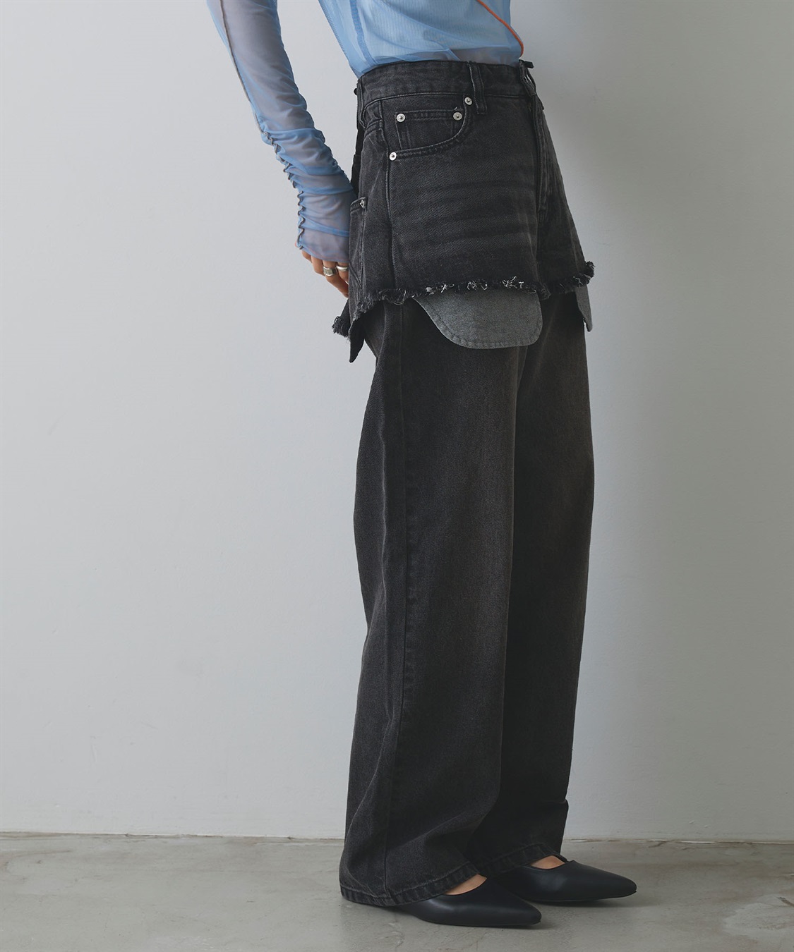 ELLEgirl アウトポケットレイヤードデニム_sub_25